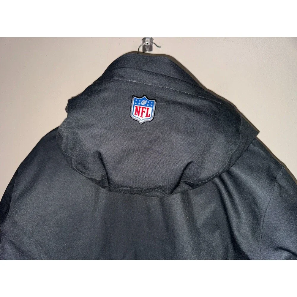Men's L Nike NFL Miami Dolphins Team Issued PE On-Field Down 550 Puffer Jacket